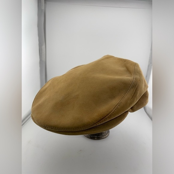 Country Gentleman Mens Newsboy Hat Brown 100% Suede 7​​​​​​​​​​​ - Picture 4 of 5